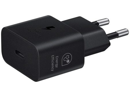 Original Samsung Super Fast Charge 25W GaN Power Adapter USB-C - Sort For Cheap