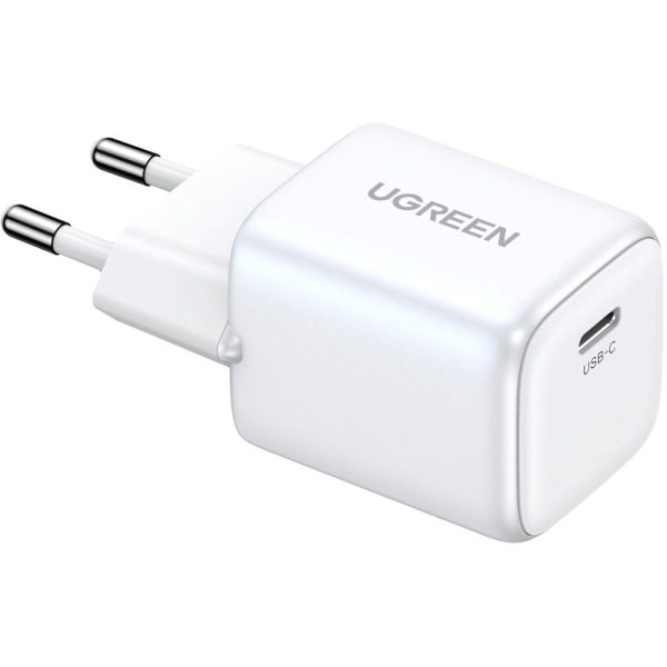 Ugreen PD 30W GaN USB-C Hurtig Vægoplader - Hvid Online Sale