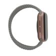 Apple Watch (38 40 SE 41 42mm) Elastisk Stof Rem - Str. S - Grå Discount