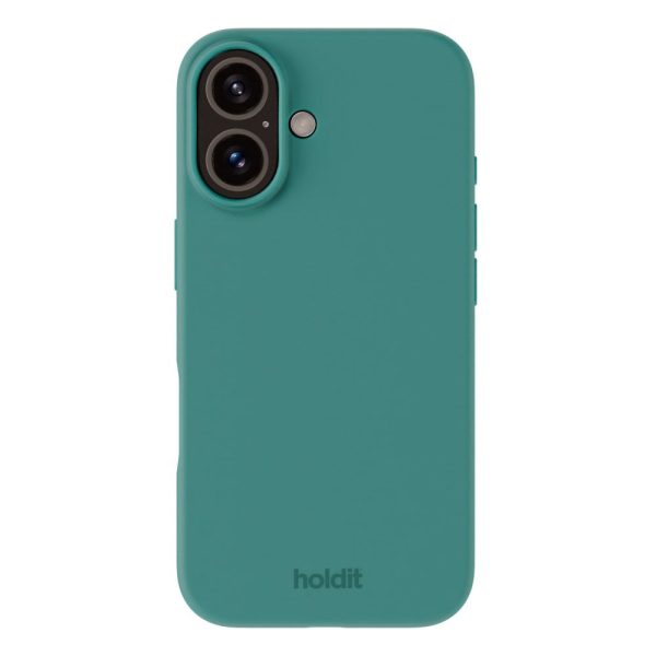 Holdit iPhone 16 Soft Touch Silikone Case - Moss Green on Sale