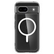 Google Pixel 8a Spigen Ultra Hybrid Cover - MagSafe Kompatibel - Gennemsigtig   Sort Online Sale