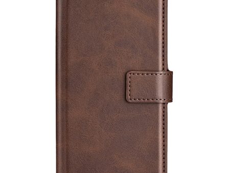 EIDERWOOD Sony Xperia 10 VI Kunstlæder Cover m. Kortholder & Ståfunktion - Mørkebrun Cheap