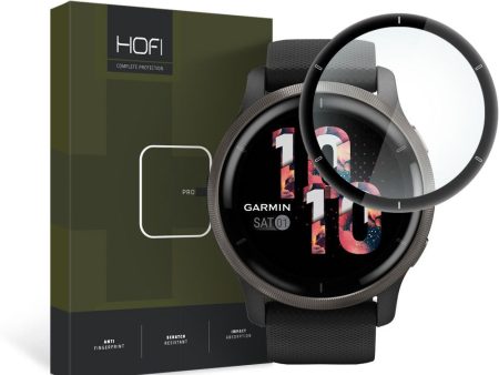 Garmin Venu 2 Hofi Hybrid Pro+ Skærmbeskyttelse - Gennemsigtig   Sort For Discount