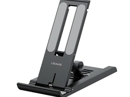 Usams Foldbar Mobil   Tablet Stander - Sort For Cheap