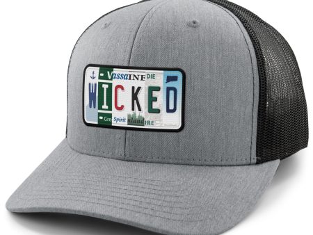 Wicked License Plate Classic Snapback Trucker Hot on Sale