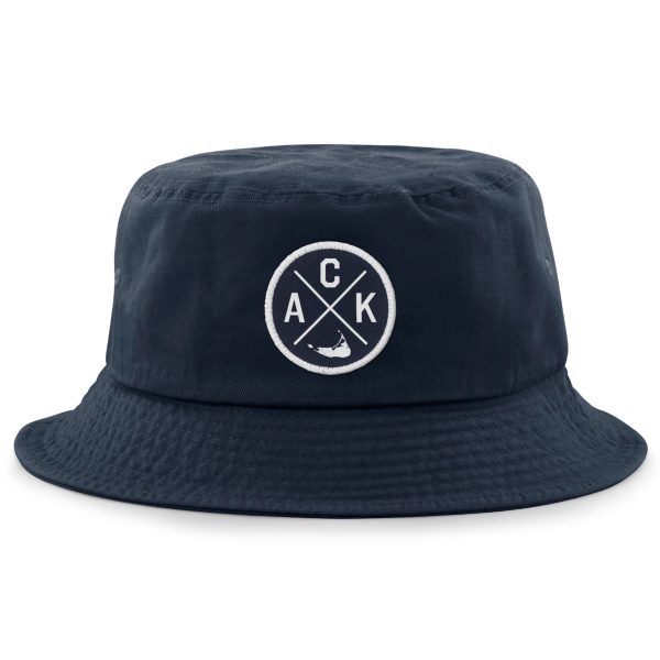 Nantucket ACK Emblem Bucket Hat For Sale