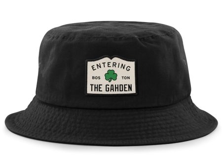 Entering The Gahden Shamrock Patch Bucket Hat For Discount