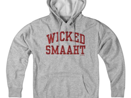 Wicked Smaaht Faux Embroidery Hoodie Cheap