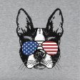 Patriotic Boston Terrier Youth T-Shirt For Cheap