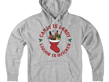 Candy Is Dandy Liquor Is Quicker Christmas Hoodie Online