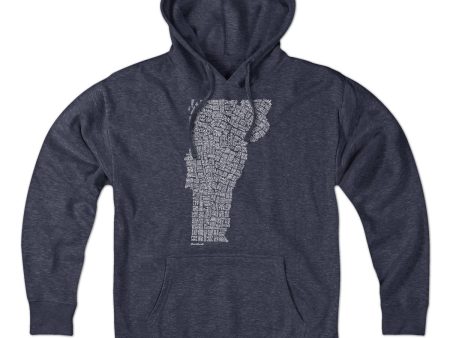 Vermont Cities & Towns Hoodie Hot on Sale