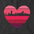 Boston Heart Retro Skyline Hoodie Discount