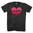 Boston Heart Retro Skyline T-Shirt Online