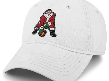 3 Point Stance Santa Dad Hat on Sale