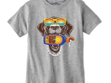 Beach Dog Youth T-Shirt Hot on Sale