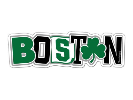 Boston Basketball Pride Sticker For Sale