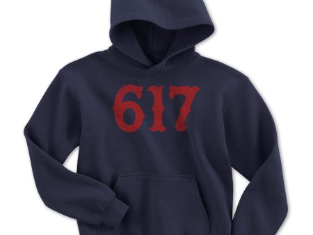 Boston 617 Team Spirit Youth Hoodie For Discount