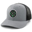 617 Shamrock Emblem Classic Snapback Trucker Discount