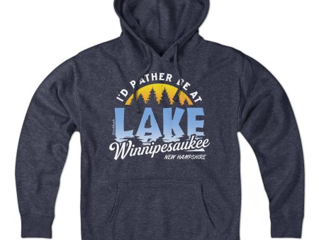 I d Rather Be At Lake Winnipesaukee Hoodie Hot on Sale