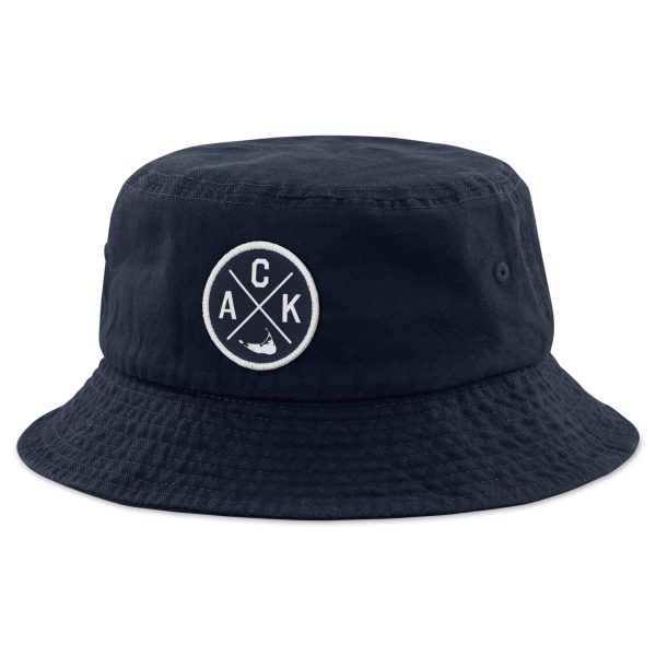 Nantucket ACK Emblem Bucket Hat For Sale