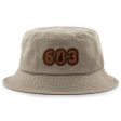 603 New Hampshire Leather Patch Bucket Hat Sale