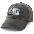 Wicked License Plate Washed Dad Hat on Sale