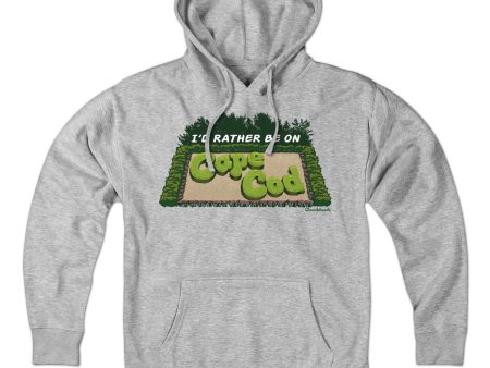 I d Rather Be On Cape Cod Hedges Hoodie Sale