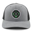 617 Shamrock Emblem Classic Snapback Trucker Discount