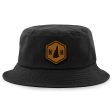 New Hampshire State Sign Wood Grain Patch Bucket Hat Online Hot Sale