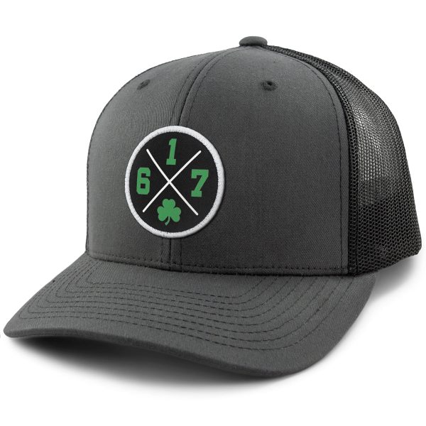 617 Shamrock Emblem Classic Snapback Trucker Discount