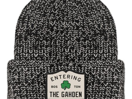 Entering The Gahden Shamrock Patch Chunky Knit Online Sale