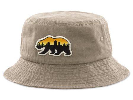 Boston Bear Skyline Patch Bucket Hat on Sale