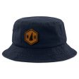 New Hampshire State Sign Wood Grain Patch Bucket Hat Online Hot Sale