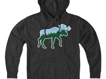 Moose Tree Skyline Hoodie on Sale