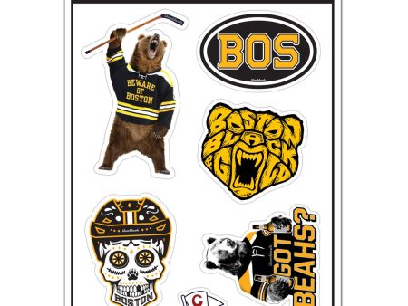 Bleed Black & Gold Sticker Pack For Sale