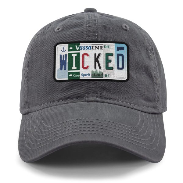 Wicked License Plate Dad Hat Online Hot Sale