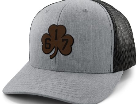 617 Shamrock Leather Patch Classic Snapback Trucker Discount