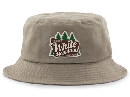 I d Rather Be At The White Mountains Bucket Hat Online Sale