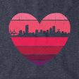 Boston Heart Retro Skyline Hoodie Discount