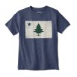 Vintage Maine Flag Youth T-shirt Hot on Sale