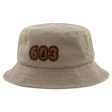 603 New Hampshire Leather Patch Bucket Hat Sale