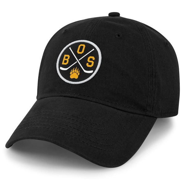 BOS Hockey Emblem Dad Hat For Cheap