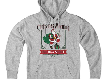 Christmas Morning Holiday Spirit Label Hoodie Online Hot Sale