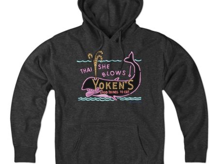 Yoken s Neon Sign Hoodie on Sale