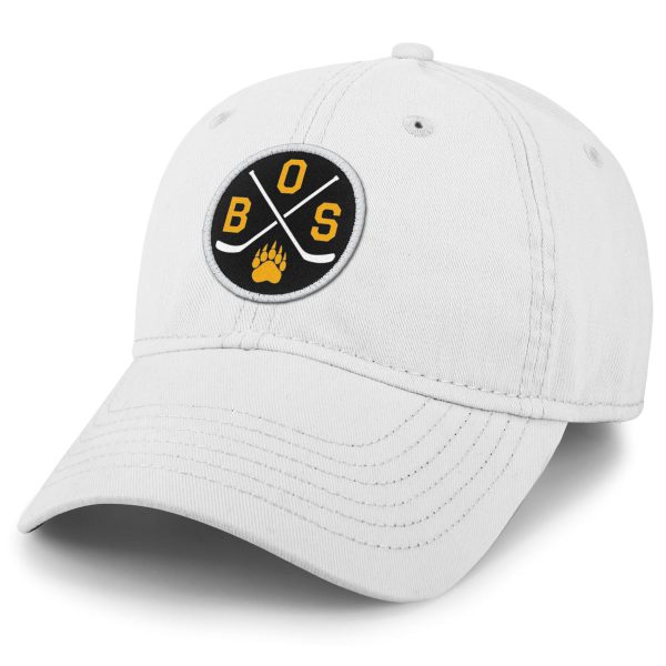 BOS Hockey Emblem Dad Hat For Cheap