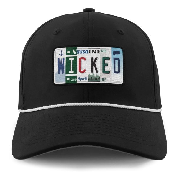 Wicked License Plate Rope Performance Hat Discount