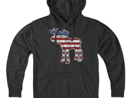 Merica Moose Hoodie For Cheap