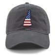 New Hampshire USA Patch Dad Hat For Discount