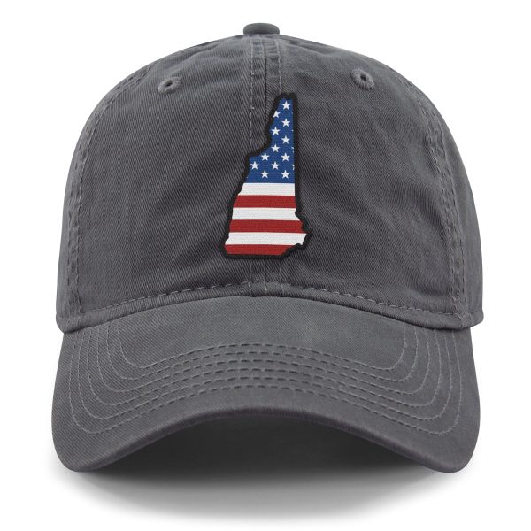 New Hampshire USA Patch Dad Hat For Discount