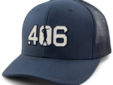 .406 Hitter Patch Classic Snapback Trucker Sale